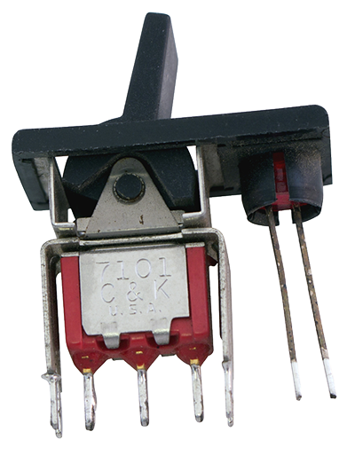 C&K Paddle Toggle Switch (SWT) 7101-CBO