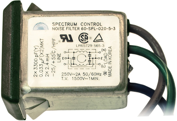 SCI Snap-In Noise Filter with Wire Leads